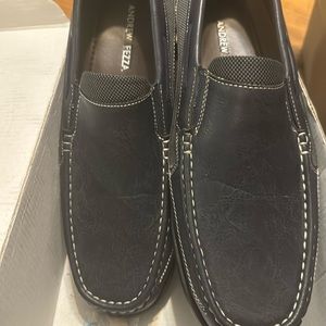 Brand new in box navy loafer